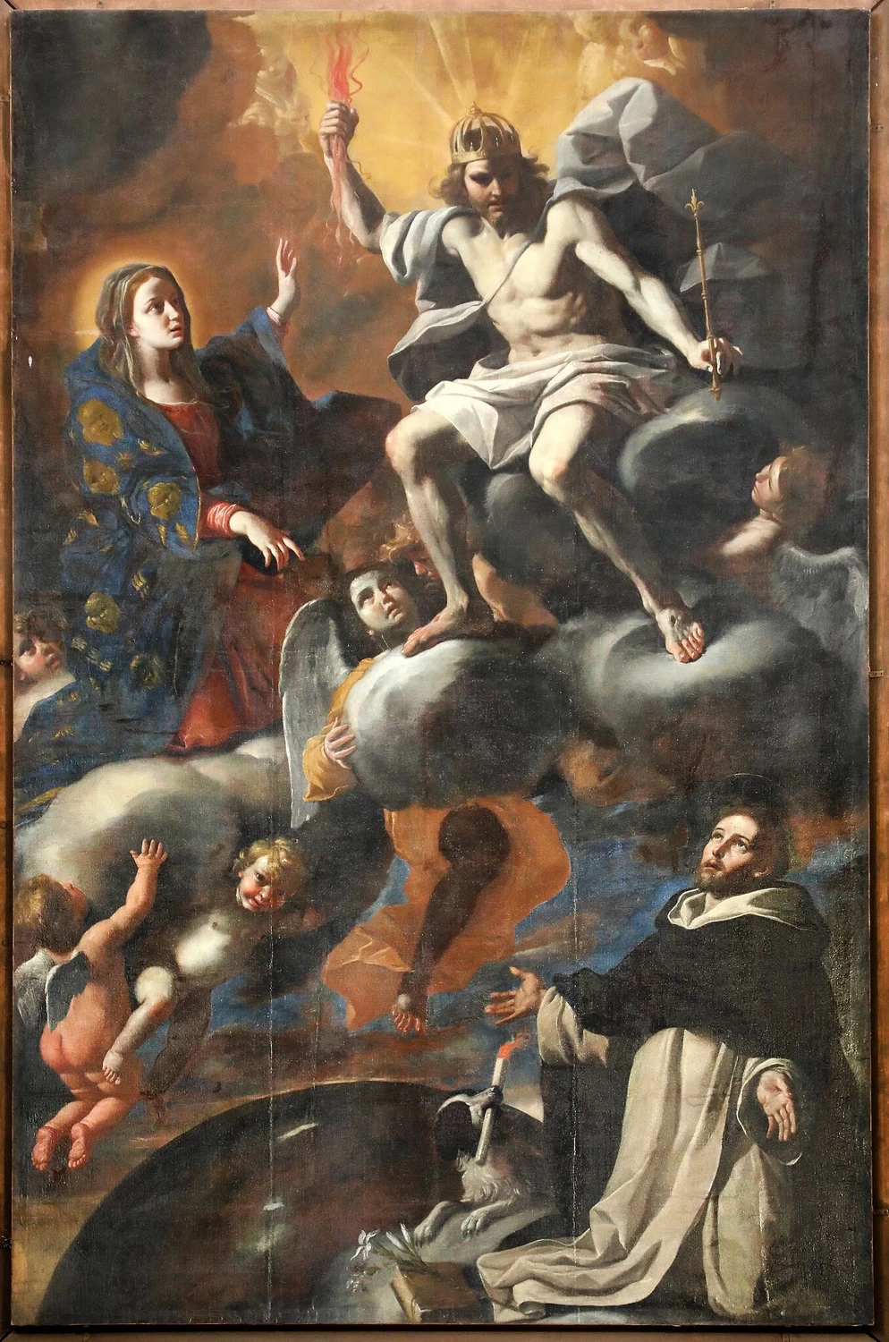 Cristo fulminante. Visione di San Domenico - Chiesa di san Domenico, Taverna, Cosenza